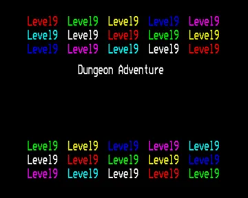 Dungeon Adventure (19xx)(Level 9)[DUN-ADV] screen shot title